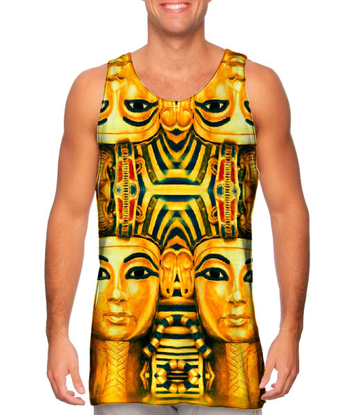 King Tut Reincarnation Black Stripes Copy&nbsp;Mens Tank Top