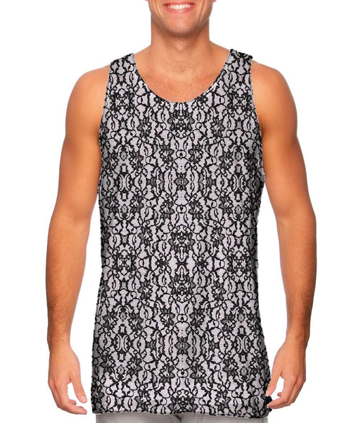 Lace Black Pink&nbsp;Mens Tank Top