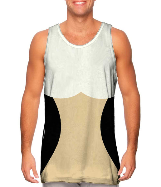 Optical Illusion Slender Contour&nbsp;Mens Tank Top
