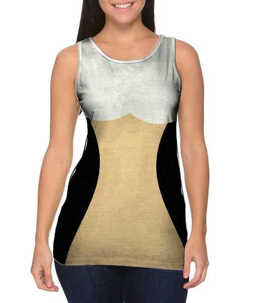 Optical Illusion Slender Contour Womens Tank Top
