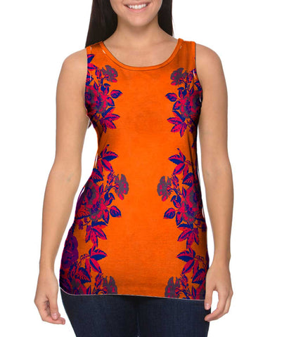 Floral Print Orange