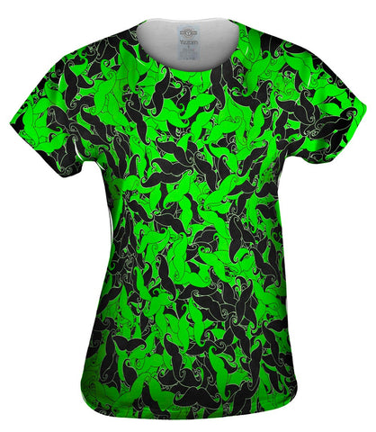 Moustache Ride Green Black