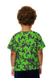 Kids Moustache Ride Green Black