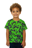 Kids Moustache Ride Green Black