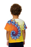 Kids Yellow Seahorse Tail Mandel Fractal