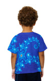 Kids Mandel Fractal Blue Seahorse Tail