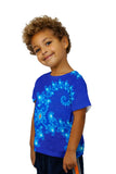 Kids Mandel Fractal Blue Seahorse Tail