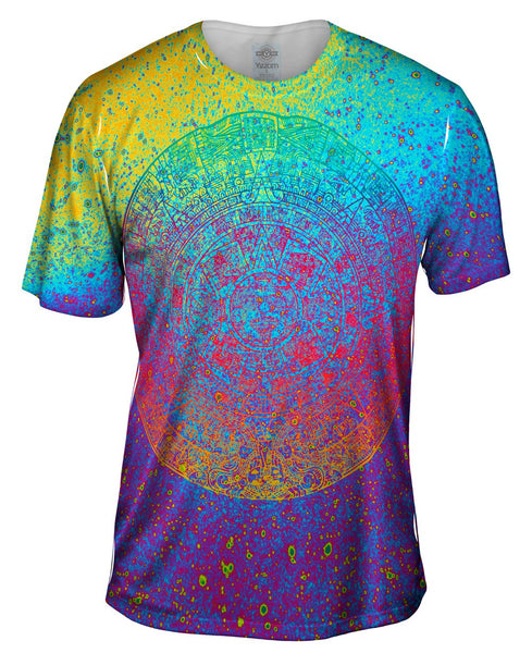 Galaxy Aztec Mens T-Shirt