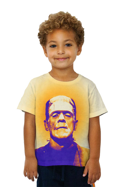 Kids Frankensteins Monster Purple And Orange&nbsp;Kids T-Shirt