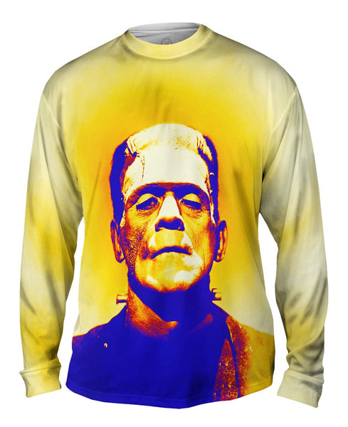 Frankensteins Monster Purple And Orange Mens Long Sleeve