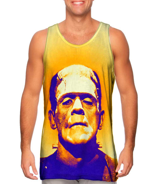 Frankensteins Monster Purple And Orange&nbsp;Mens Tank Top