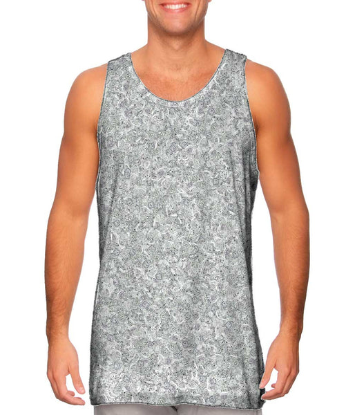 Just Engaged Bling White Gold&nbsp;Mens Tank Top