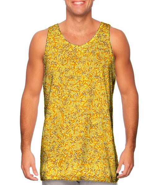 Just Married Gold Rings&nbsp;Mens Tank Top