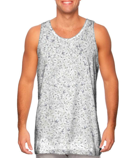 White Pearls Delight&nbsp;Mens Tank Top