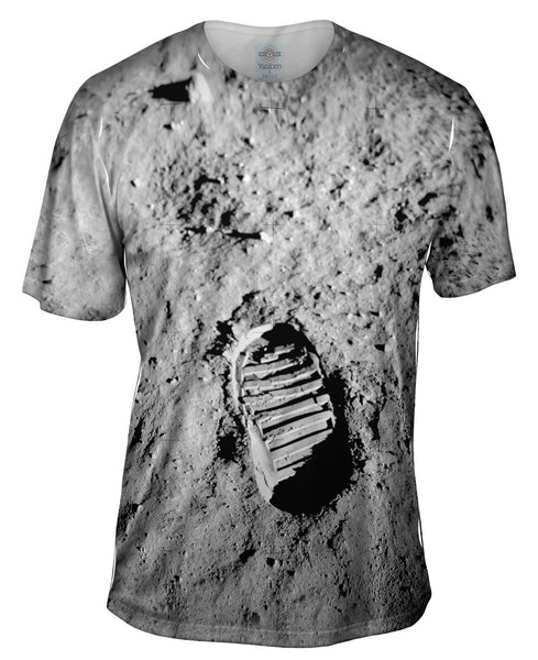 Apollo 11 Boot Print Mens T-Shirt
