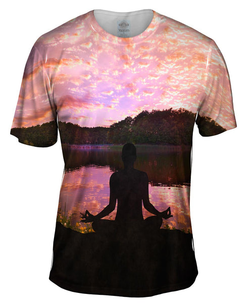 Lake Meditation Mens T-Shirt