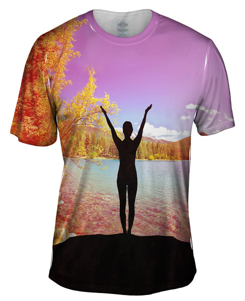 Pristine Lake Mens T-Shirt
