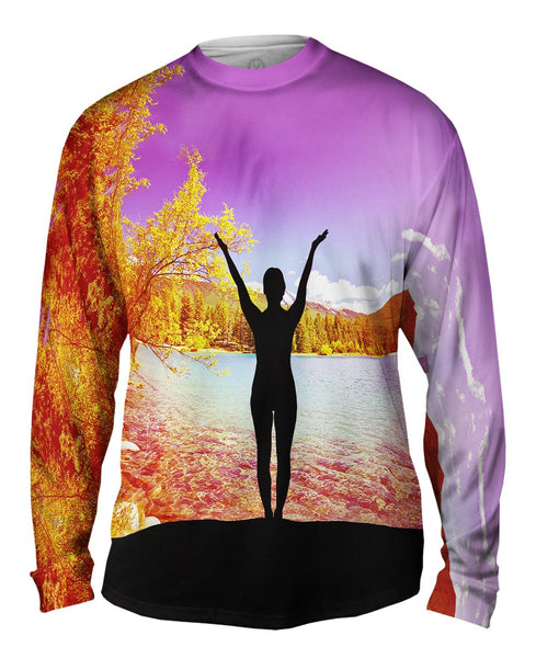Pristine Lake Mens Long Sleeve