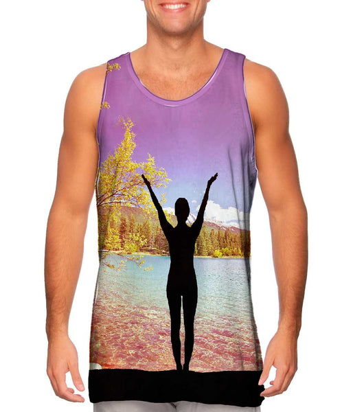 Pristine Lake&nbsp;Mens Tank Top