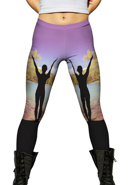 Pristine Lake Womens Leggings