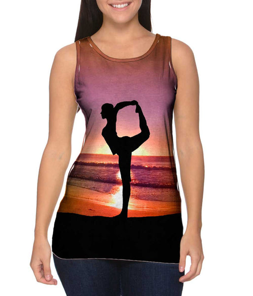 Beach Yoga Womens Tank Top