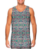 Muted Tribal Digital Pattern