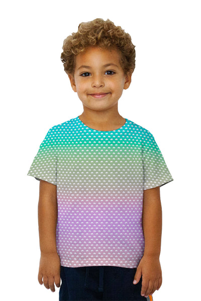 Kids Cloudy With A Chance Of Color Kids T-Shirt