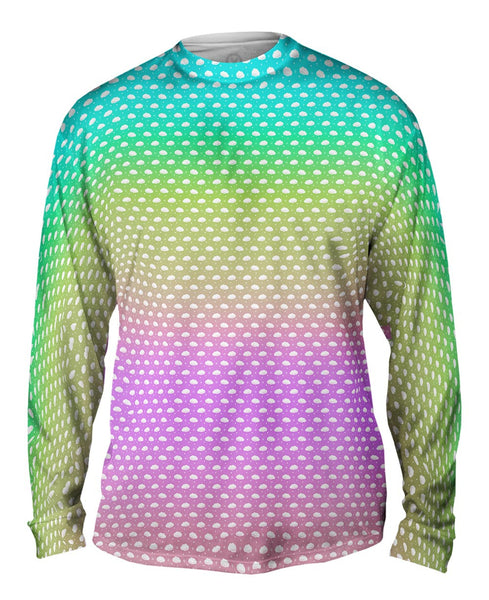 Cloudy With A Chance Of Color Mens Long Sleeve