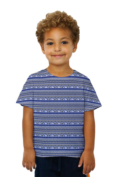 Kids Tribal Blue Aztec Warrior&nbsp;Kids T-Shirt