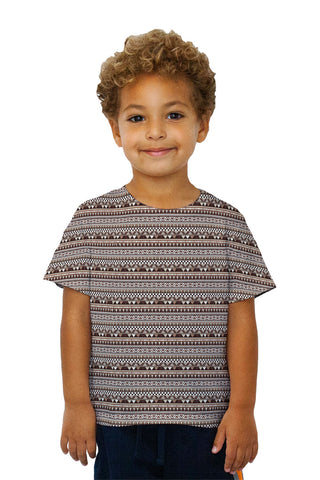 Kids Tribal Brown Aztec Warrior