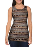 Tribal Brown Aztec Warrior