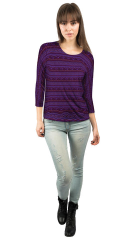 Tribal Purple Aztec Warrior