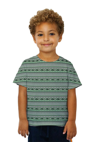 Kids Tribal Green Aztec Warrior
