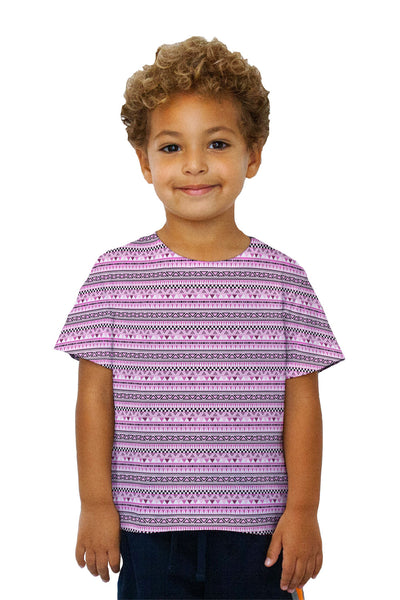 Kids Tribal Pink Aztec Warrior&nbsp;Kids T-Shirt