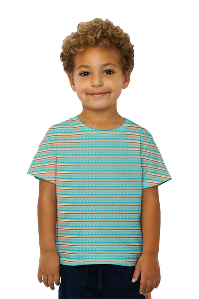 Kids Tribal Blue Sky Kids T-Shirt
