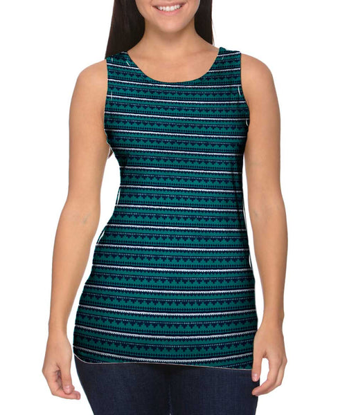 Tribal Blueish Fun&nbsp;Womens Tank Top