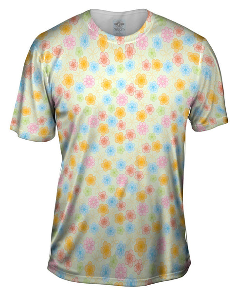 Tribal Flower Fun Mens T-Shirt