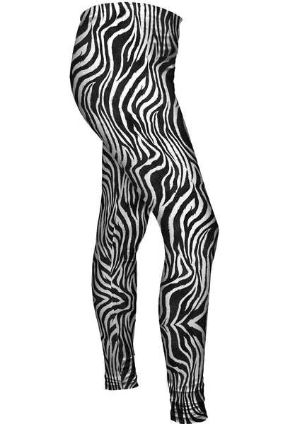 Tribal Zebra Skin Safari Womens Leggings