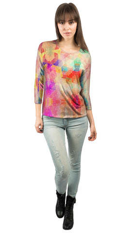 Warm Sunshine Hipster Triangle Pattern