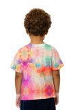 Kids Warm Sunshine Hipster Triangle Pattern