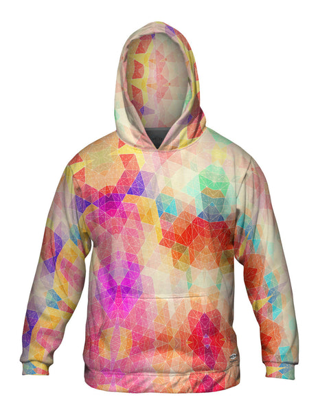 Warm Sunshine Hipster Triangle Pattern&nbsp;Mens Hoodie Sweater
