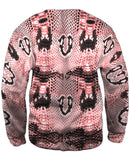 Pink Cobra Snake Skin