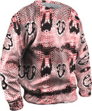 Pink Cobra Snake Skin