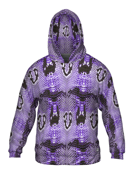 Purple Cobra Snake Skin&nbsp;Mens Hoodie Sweater