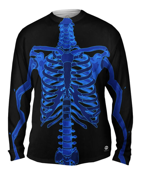 Skeleton Xray Jiggle Mens Long Sleeve