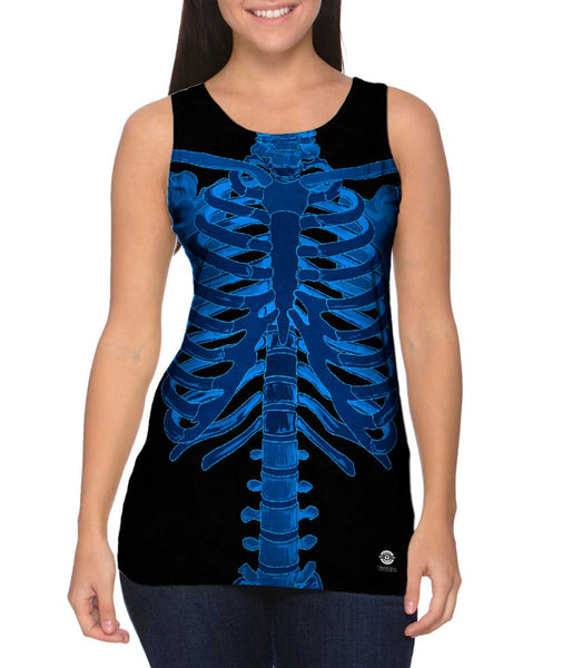 Skeleton Xray Jiggle Womens Tank Top