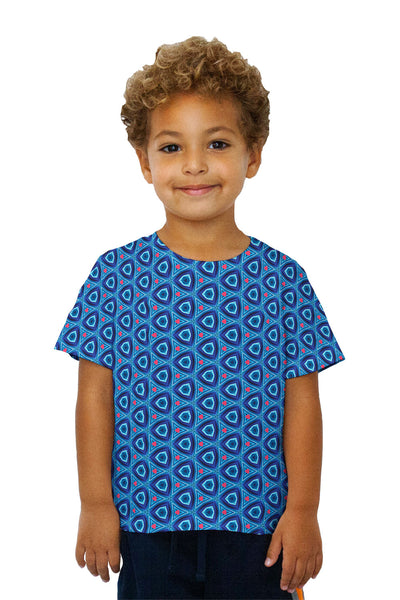 Kids Blue Sky Murano Pattern Kids T-Shirt