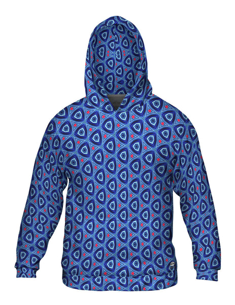 Blue Sky Murano Pattern Mens Hoodie Sweater