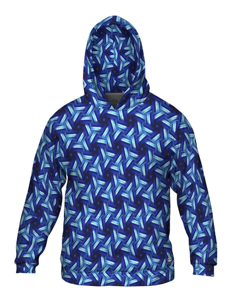 Blue Sky Black Sea Murano Pattern Mens Hoodie Sweater