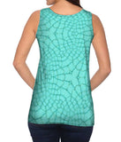 Trippy Aqua Snake Skin